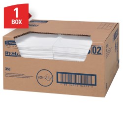 Wypall X50 White Wiper - 12.5" X 23.5" 200/Case