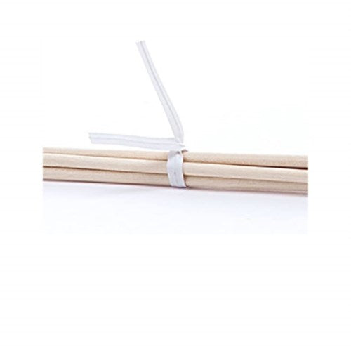 Twist-Ems White Paper Twist Ties - 3.5" X 0.20" 50000/Box