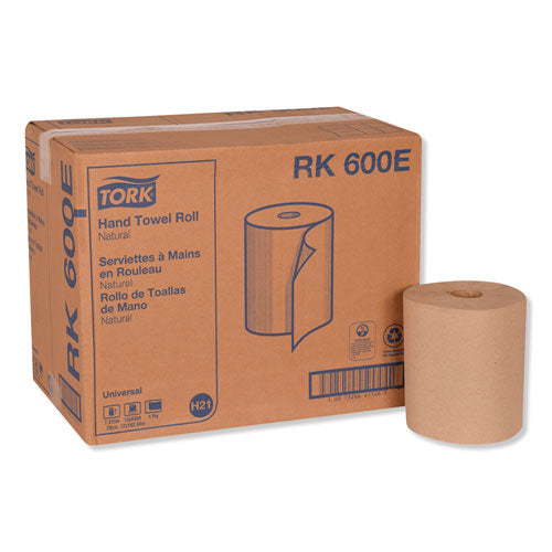 Tork Universal Hardwound Roll Towel 1-ply 7.88"x600 Ft Natural 12/Case
