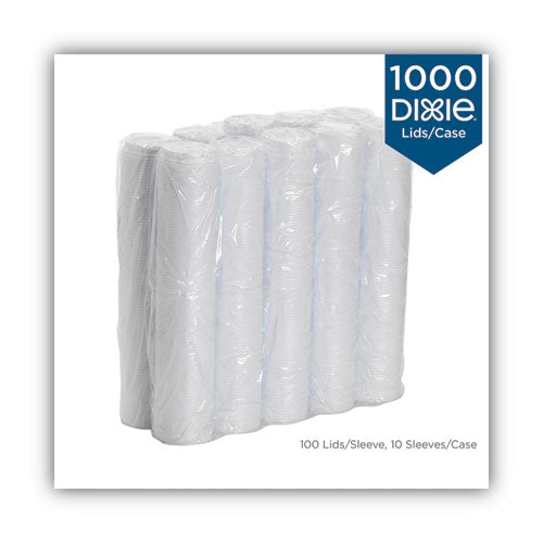 Dixie Dome Drink-thru Lids Fits 10 Oz To 16 Oz Paper Hot Cups White 1000/Case