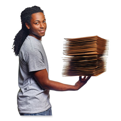 Pregis Evertec Curbside Recyclable Padded Mailer #6 Kraft Paper Self-adhesive Closure 14x18 Brown 50/Case