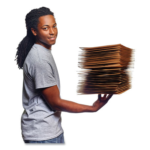 Pregis Evertec Curbside Recyclable Padded Mailer #4 Kraft Paper Self-adhesive Closure 14x9 Brown 150/Case