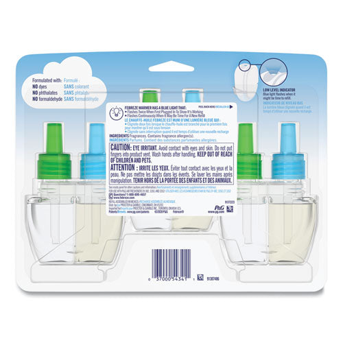 Febreze Plug Air Freshener Refills Gain Original 2.63 Oz 3 Pack 3 Packs/Case