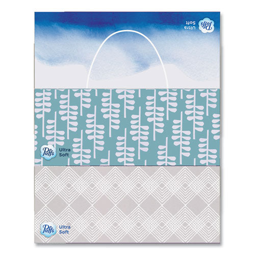 Puffs Ultra Soft Facial Tissue 2-ply White 124 Sheets/box 6 Boxes/pack 4 Packs/Case