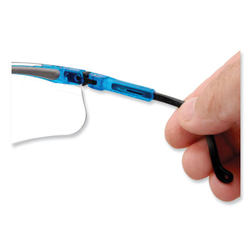 Honeywell Uvex™ Genesis Safety Eyewear Translucent Blue/black Frame Clear Lens
