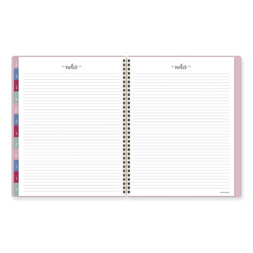 AT-A-GLANCE Harmony Weekly/monthly Poly Planner 11x9.38 Pink Cover 13-month (jan To Jan): 2024 To 2025