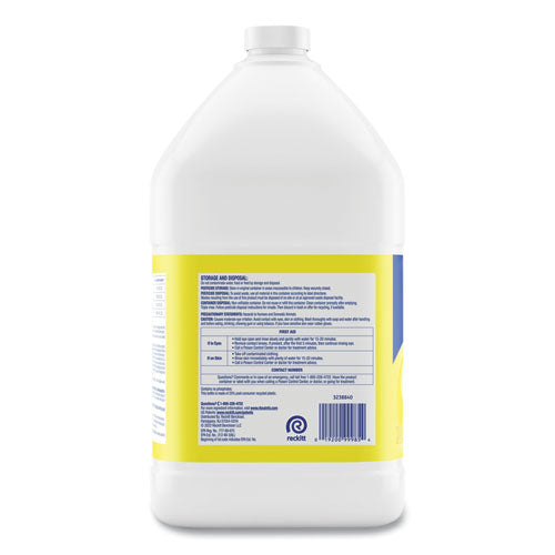 Professional LYSOL Brand Disinfectant Deodorizing Cleaner Concentrate Lemon Scent 128 Oz Bottle 4/Case