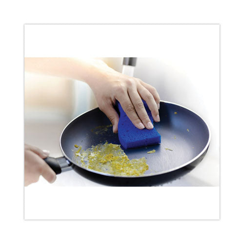 Scotch-Brite Non-scratch Multi-purpose Scrub Sponge 4.4x2.6 0.8" Thick Blue 9/pack