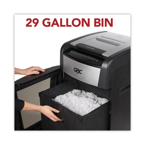GBC Autofeed+ 600x Super Cross-cut Office Shredder 600 Auto/15 Manual Sheet Capacity