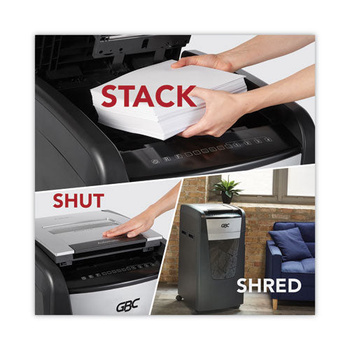 GBC Autofeed+ 600x Super Cross-cut Office Shredder 600 Auto/15 Manual Sheet Capacity