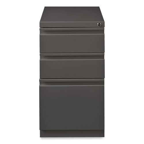 Hirsh Industries Full-width Pull 20 Deep Mobile Pedestal File Box/box/file Letter Medium Tone 15x19.88x27.75