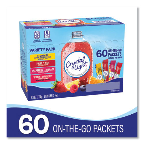 Crystal Light Variety Pack Assorted Flavors 60/pack