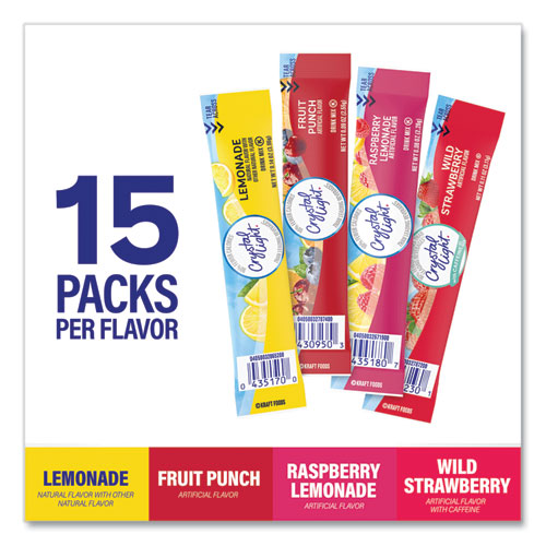 Crystal Light Variety Pack Assorted Flavors 60/pack