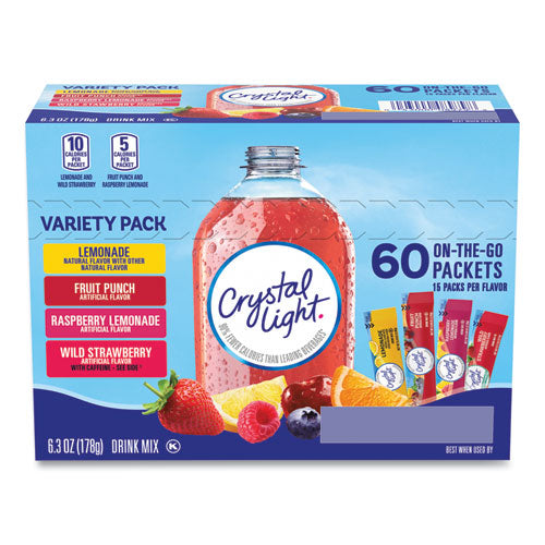 Crystal Light Variety Pack Assorted Flavors 60/pack