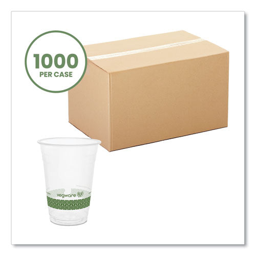 Vegware™ 96-series Cold Cup 16 Oz Clear/green 1000/Case