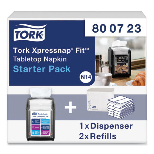Tork Xpressnap Fit Starter Pack 4x6x7 Black
