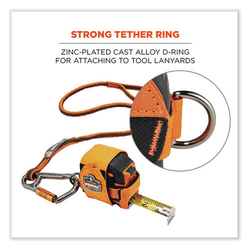 Ergodyne Squids 3770 Belt Clip Tape Measure Holder Large 3.62x7.25x2.5 Polyester Orange