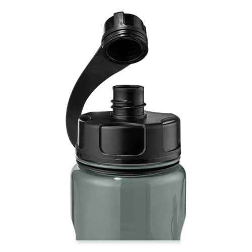 Ergodyne Chill-its 5151 Plastic Wide Mouth Water Bottle 34 Oz Black