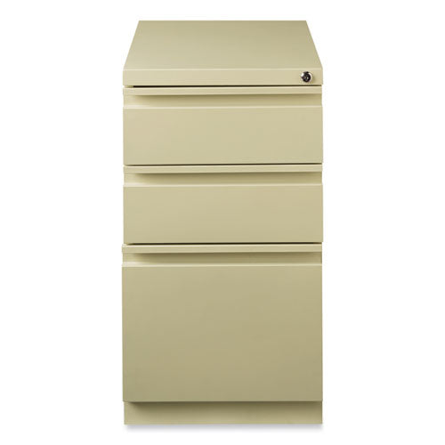 Hirsh Industries Full-width Pull 20 Deep Mobile Pedestal File Box/box/file Letter Putty 15x19.88x27.75