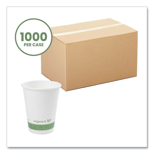 Vegware™ 89-series Hot Cup 12 Oz Green/white 1000/Case