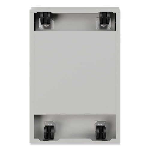 Hirsh Industries Full-width Pull 20 Deep Mobile Pedestal File Box/box/file Letter Arctic Silver 15x19.88x27.75ships In 4-6 Business Days