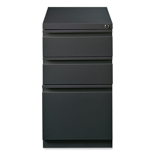 Hirsh Industries Full-width Pull 20 Deep Mobile Pedestal File Box/box/file Letter Charcoal 15x19.88x27.75