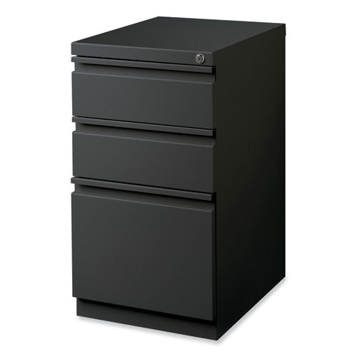 Hirsh Industries Full-width Pull 20 Deep Mobile Pedestal File Box/box/file Letter Charcoal 15x19.88x27.75