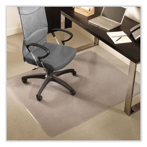 ES Robbins Everlife Chair Mat For Medium Pile Carpet 36x48 Clear