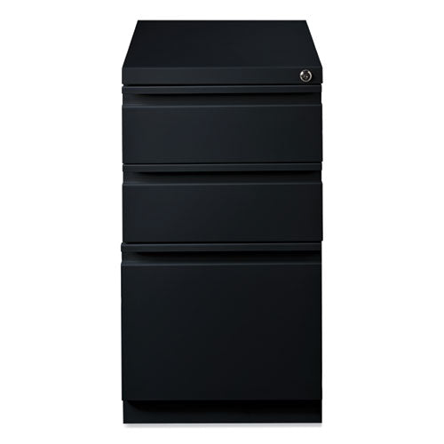 Hirsh Industries Full-width Pull 20 Deep Mobile Pedestal File Box/box/file Letter Black 15x19.88x27.75