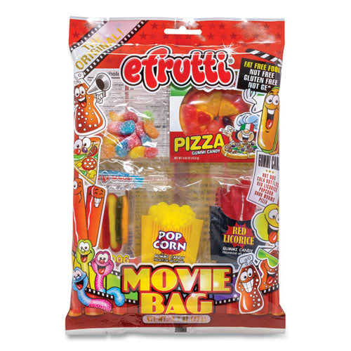 Efrutti Movie Bag Candy Assorted Flavors 2.7 Oz Bags 12/Case