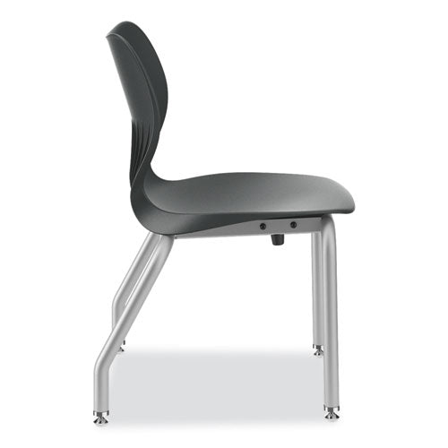 HON Smartlink Four-leg Chair Up To 275 Lb 16" Seat Height Lava Seat/back Platinum Base 4/Case Ships In 7-10 Bus Days
