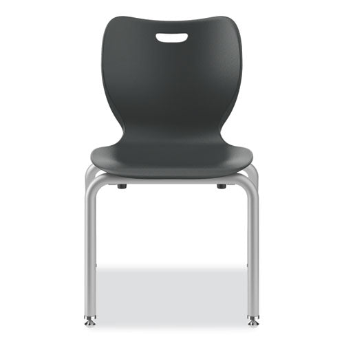 HON Smartlink Four-leg Chair Up To 275 Lb 16" Seat Height Lava Seat/back Platinum Base 4/Case Ships In 7-10 Bus Days