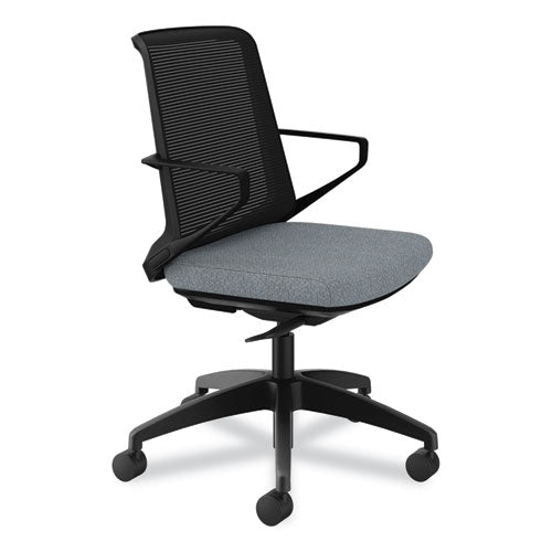 HON Cliq Office Chair Supports Up To 300 Lb 17" To 22" Seat Height Basalt Seat/black Back/base