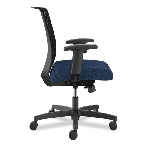 HON Convergence Mid-back Task Chair Up To 275lb 16.5" To 21" Seat Ht Navy Seat Black Back/frame Ships In 7-10 Bus Days