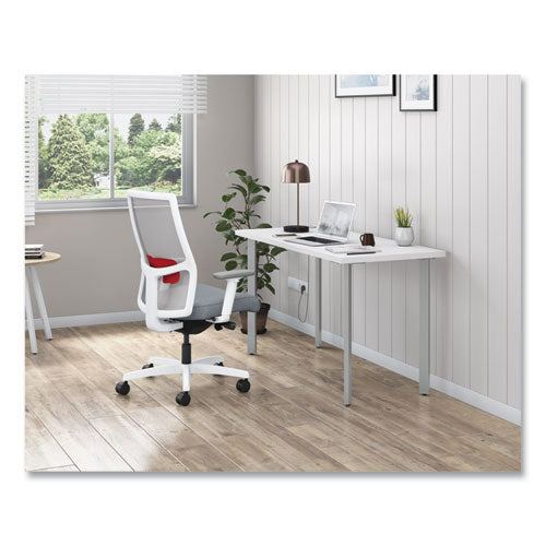 HON Ignition 2.0 4-way Stretch Mid-back Mesh Task Chair Up To 300 Lb 17" - 20" Seat Ht Basalt/fog/whiteships In 7-10 Bus Days