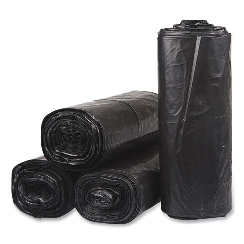 Inteplast Group Recycled Low-density Commercial Can Liners Coreless Interleaved Roll 60 Gal 1.5 Mil 38"x58" Black 20/roll 5 Rolls/ct