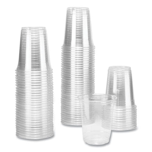 Karat Pet Plastic Cups 92 Mm Rim Diameter 12 Oz Clear 1000/Case