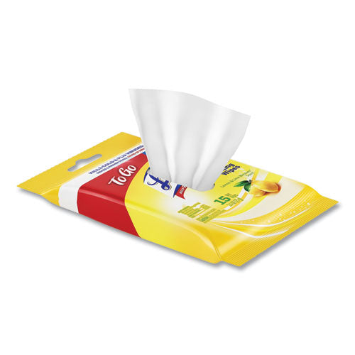 LYSOL Brand Disinfecting Wipes Flatpacks 1-ply 6.69x7.87 Lemon And Lime Blossom White 15 Wipes/flat Pack 24 Flat Packs/Case