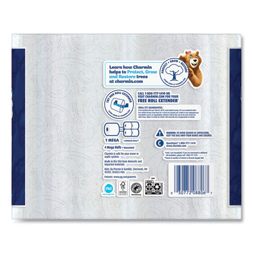 Charmin Ultra Soft Bathroom Tissue Mega Roll Septic Safe 2-ply White 224 Sheets/roll 4 Rolls/pack 8 Packs/Case