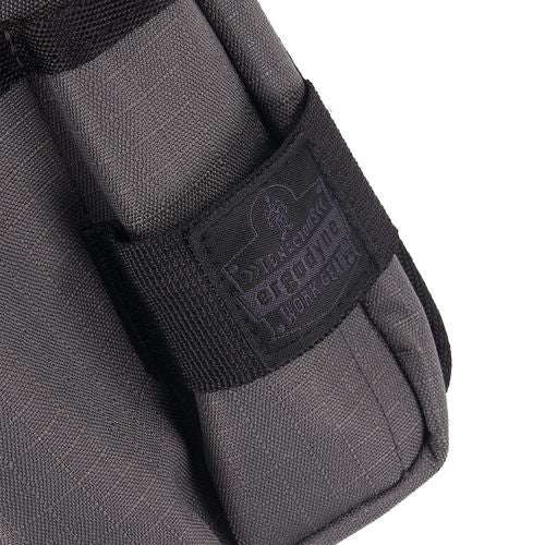 Ergodyne Arsenal 5569 Belt Clip Tool Pouch With Device Holster 4 Compartments 5x2x8.5 Polyester Gray Ships In 1-3 Bus Days