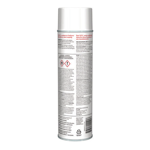 Claire Aerosol Air Freshener And Deodorizer Lavender 10 Oz Aerosol Spray 12 Cans