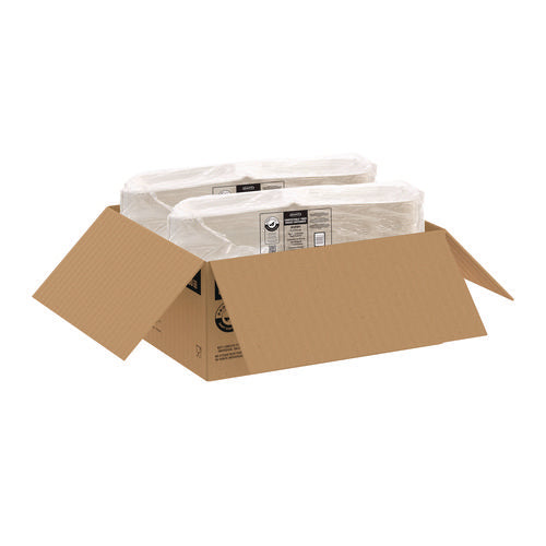 Dart Compostable Fiber Hinged Trays Proplanet Seal 8.03x8.38x1.93 Ivory Molded Fiber 200/Case