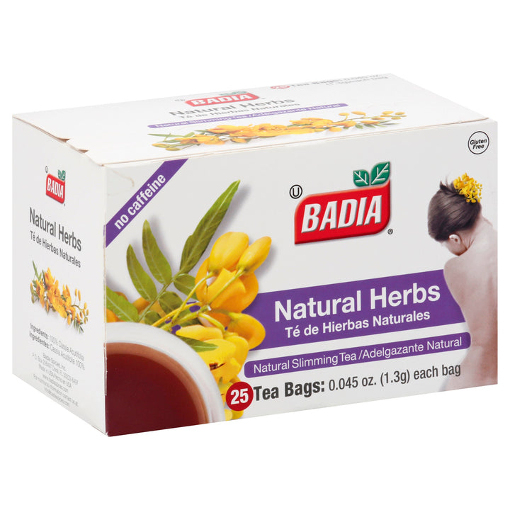 Badia Natural Herb Tea Bags 100/Case