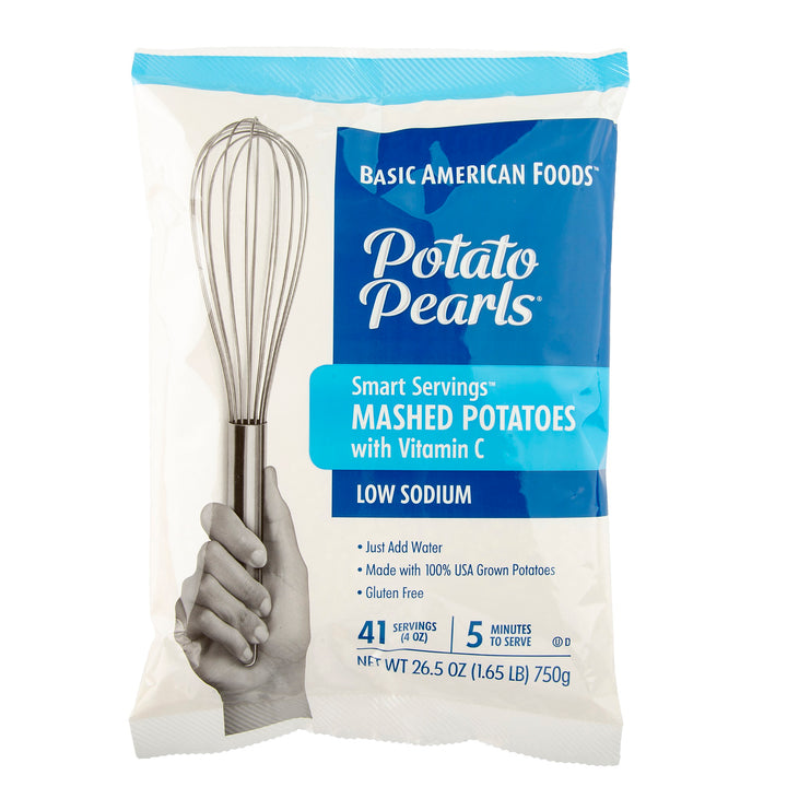 Baf Potato Pearls Potato Pearls Smart Servings Low Sodium Mashed Potatoes-26.5 oz.-12/Case