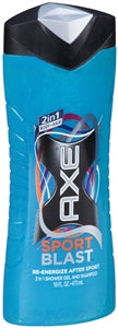 Axe Sport Blast Body Wash-16 fl oz.-4/Case