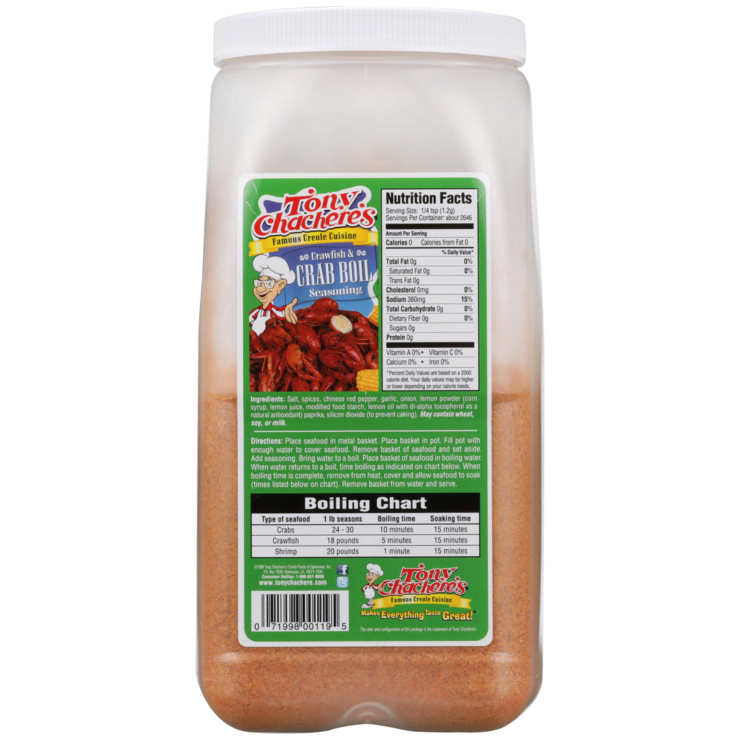 Tony Chachere's Creole Foods Crab Boil-7 lb.-4/Case