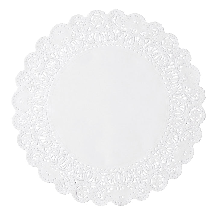 Brooklace Lace Doily White 6 Inch Round French-1000 Each-1/Case