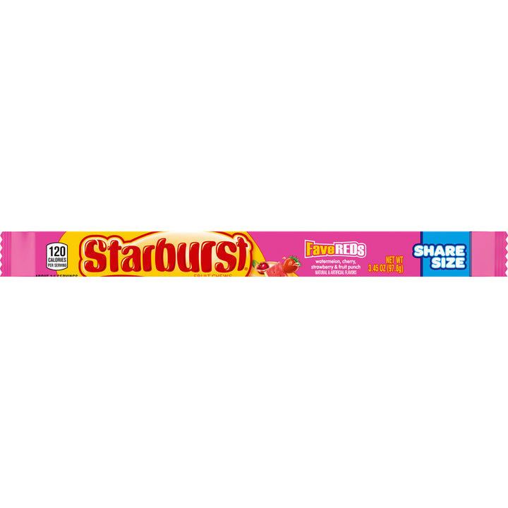 Starburst Fave Reds Tear & Share-3.45 oz.-24/Box-6/Case