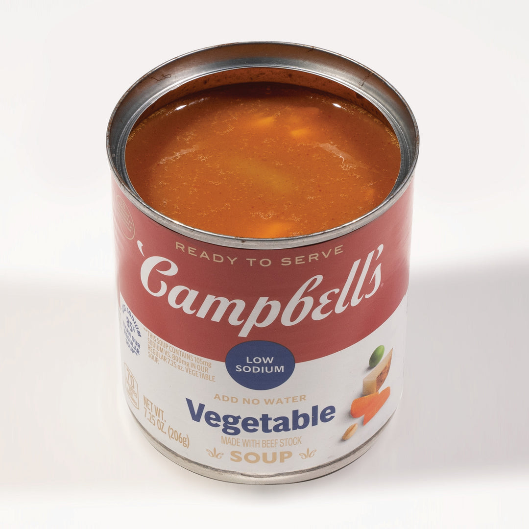 Campbell's Classic Low Sodium Vegetable Shelf Stable Soup-7.25 oz.-24/Case