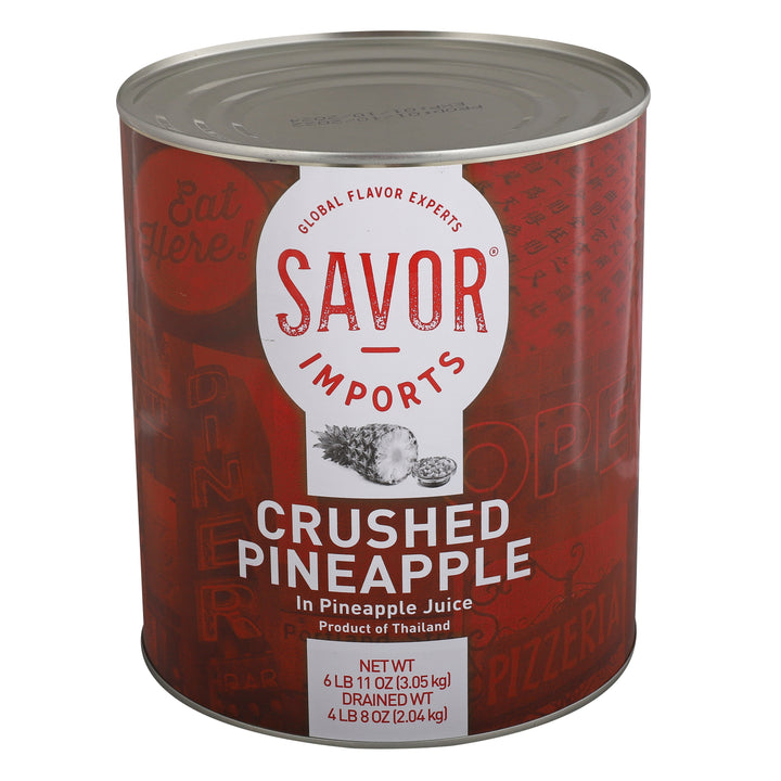 Savor Imports Crushed Pineapple-10 Each-6/Case